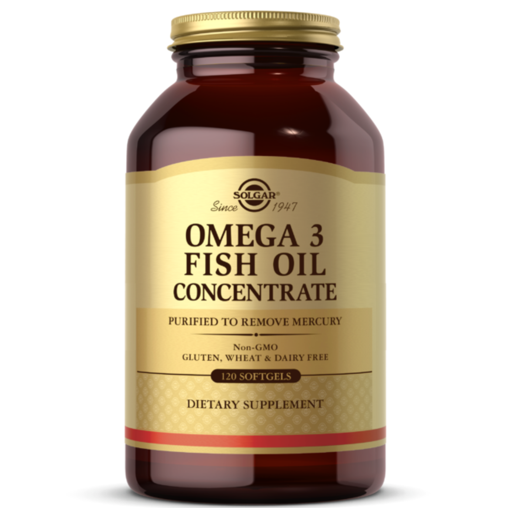 Solgar Omega 3 Fish Oil Concentrate Caps 120's